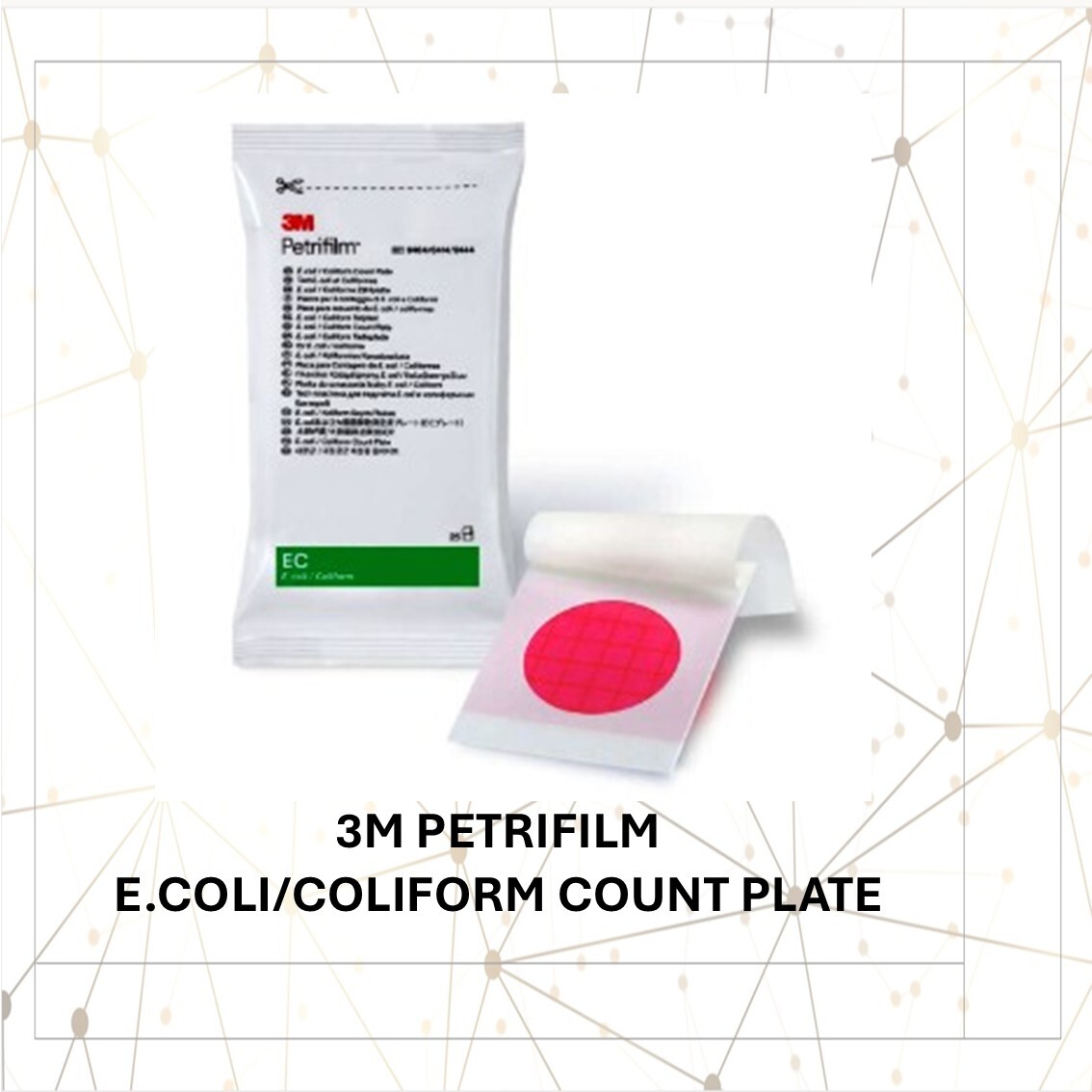 3M PETRI - E.COLI / COLIFORM PLATE - 25 P