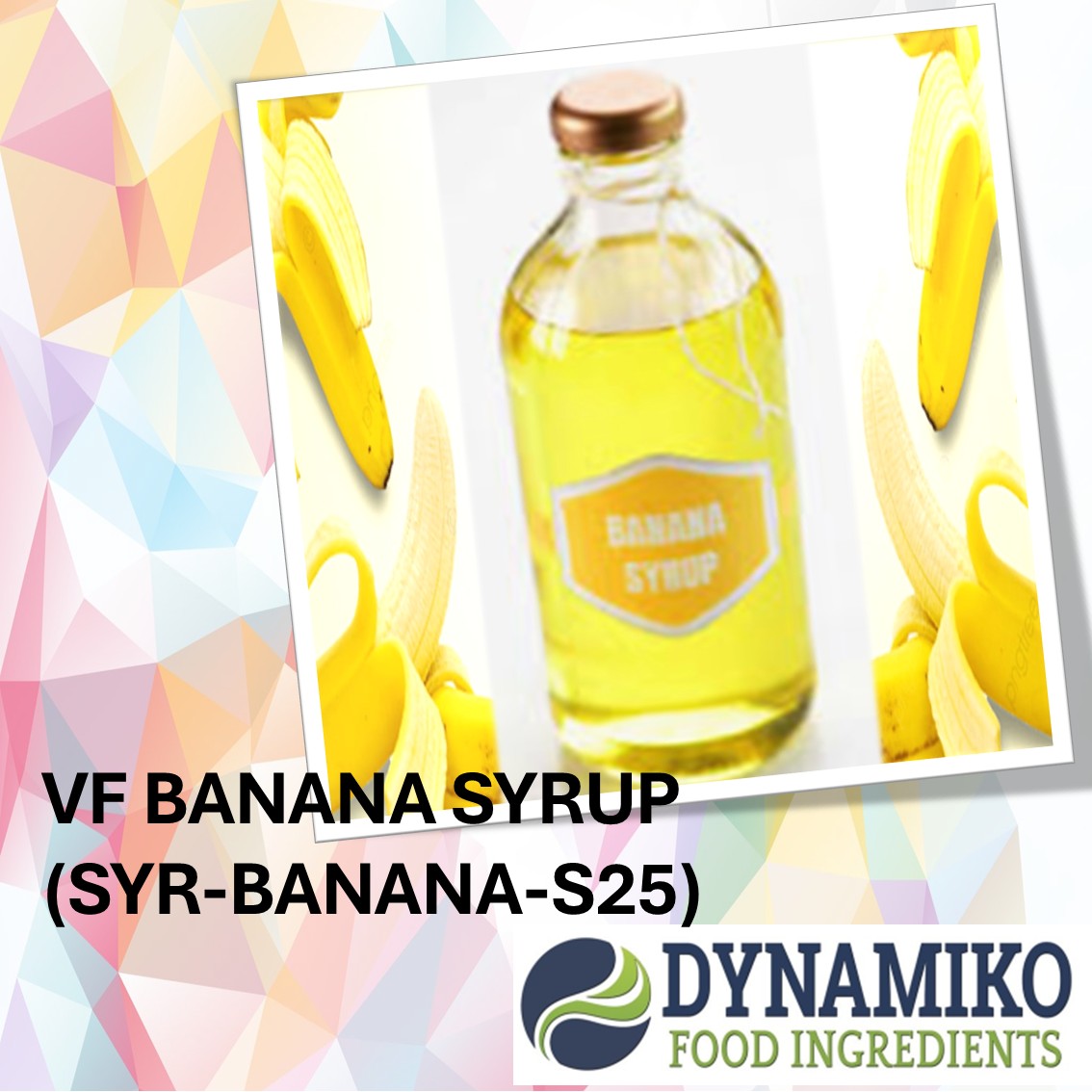 VF SYRUP - BANANA - 25 KG