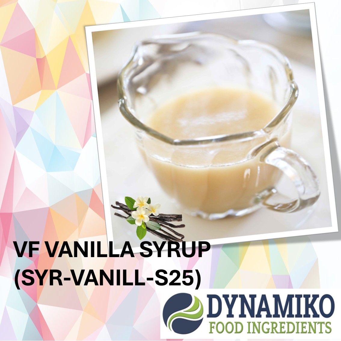 VF SYRUP - VANILLA - 25 KG