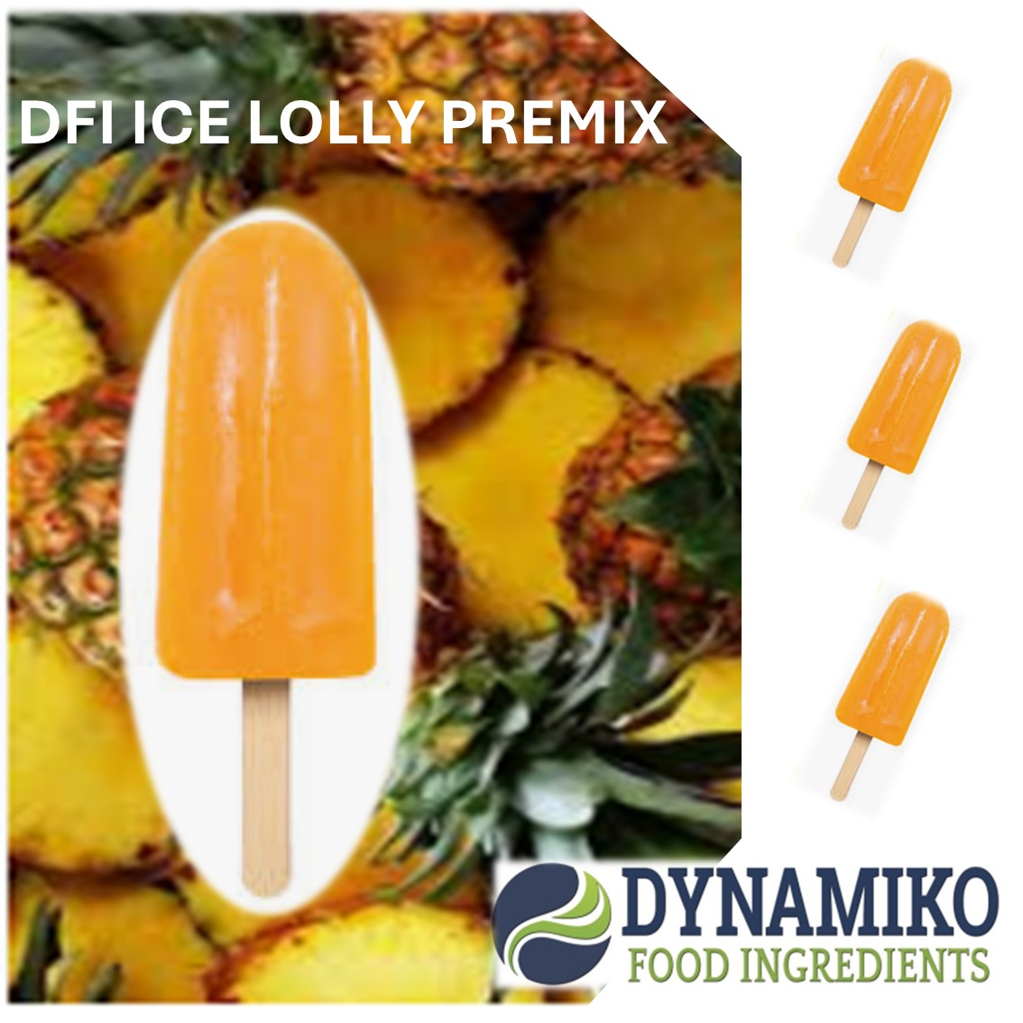 DFI ICE LOLLY PREMIX - PINEAPPLE