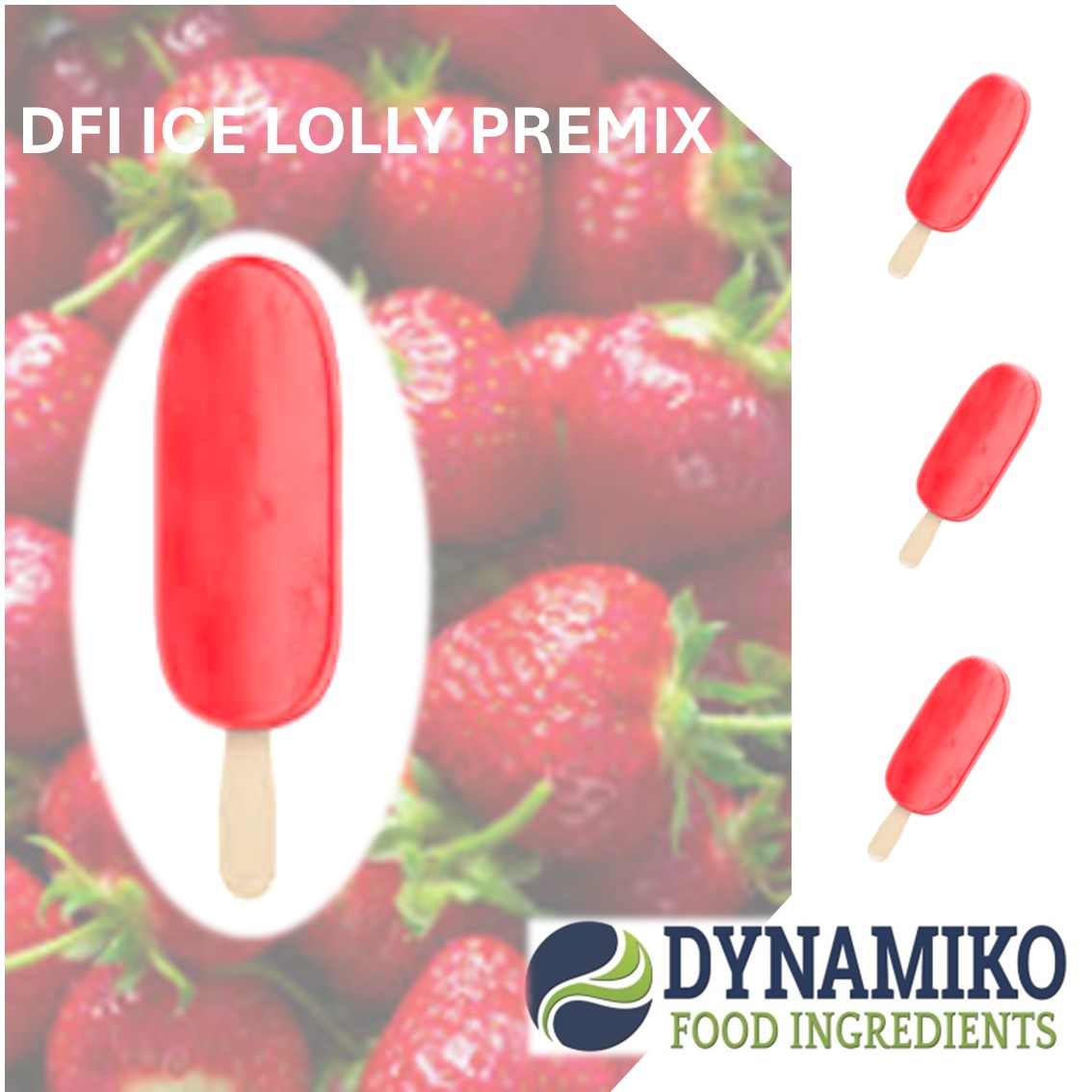 DFI ICE LOLLY PREMIX - STRAWBERRY