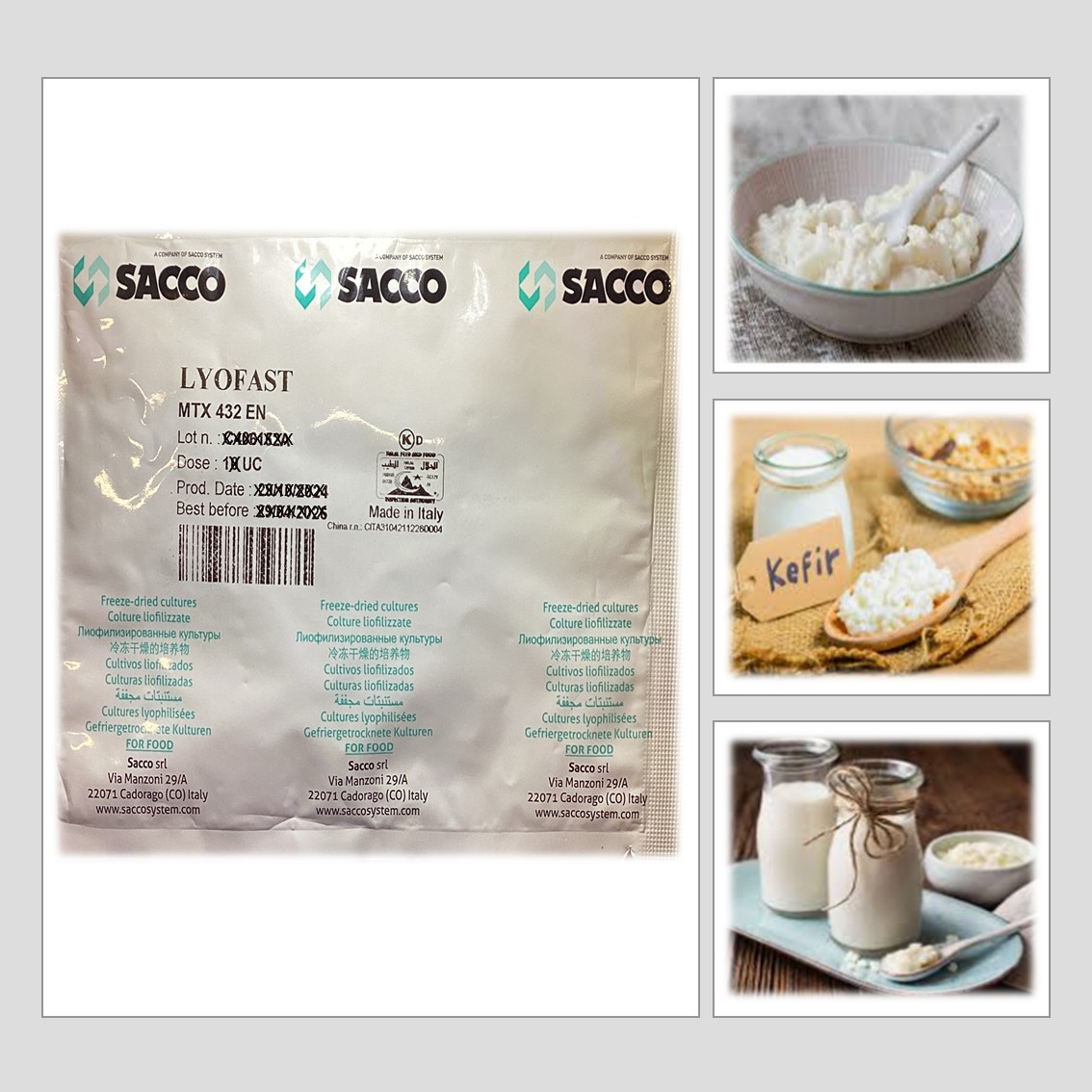 LYOFAST MTX 432 EN - (FOR MILK - NO YEAST) LYOFAST MTX 432 EN - (FOR MILK - NO YEAST)